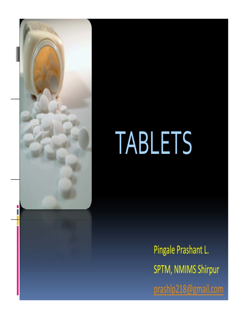 Tablets dosage form Tablet (Pharmacy) Pharmaceutical Formulation