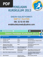 Download Penilaian Dan Model Rapor SMP Kurikulum 2013 by Endah Sulistyowati SN209253316 doc pdf