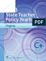 2013 State Teacher Policy Yearbook Virginia NCTQ Report