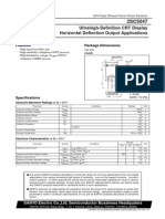 2SC5047 NPN Horisontal Deflection (1600V 25A 250W)