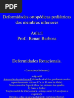 01. Deformidades Ortopédicas Pediátricas dos MMII 11.03.2009