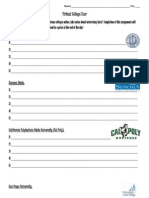 virtual college tour student worksheet