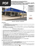 HU UFTM 2013 IADAS105 Enfermeiro - Assistencial