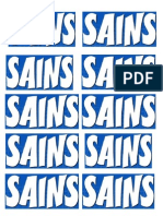 Sains Template