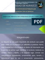 Etiquetado, Presentacion y Publicidad