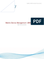 Mobile Device Management (MDM) Policies