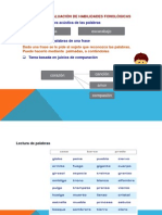 patología pruebas de habilidades fonológicas