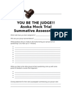 Asoka Mock Trial
