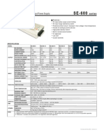 Datasheet For Meanwell Power Supply SE-600 Series.