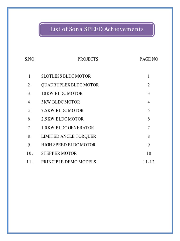 Sona Speed Catalogue Pdf Electric Generator Mechanical Engineering