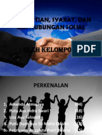 Pengertian, Syarat, Dan Ciri Hubungan Sosial