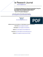 Predicting The Seam Strength of Notched Webbings For Parachute Assemblies Using The