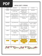 Menu Diet Atkins Pdf