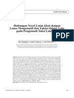 Hub Nyeri Lutut Dengan Mengemudi