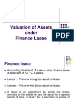 805 CC101 AFM DD 2 Valuation of Assets Under Lease