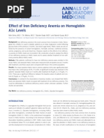Download Effect of Iron Deficiency Anemia on Hemoglobin A1c Levels by candra SN209314550 doc pdf