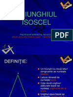 0triunghiul isoscel