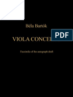 Bartók - Viola Concerto - Facsimile of The Autograph Draft