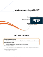 Ado .Net  Connection Slides