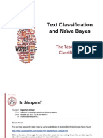 Text Classification and Naïve Bayes: The Task of Text Classifica1on