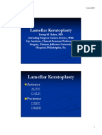 Lamellar Keratoplasty Lamellar Keratoplasty