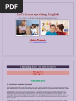 Let's Learn Speaking English