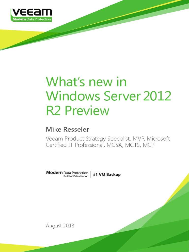 Ebook Whats New in Windows Server 12 | PDF | Cloud Computing | Hyper V