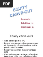 Equity Carve Out