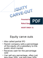 Equity Carve Out