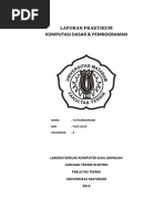 Download Laporan Praktikum Bahasa Pemrograman C 2013 by Man Rahman SN209337745 doc pdf
