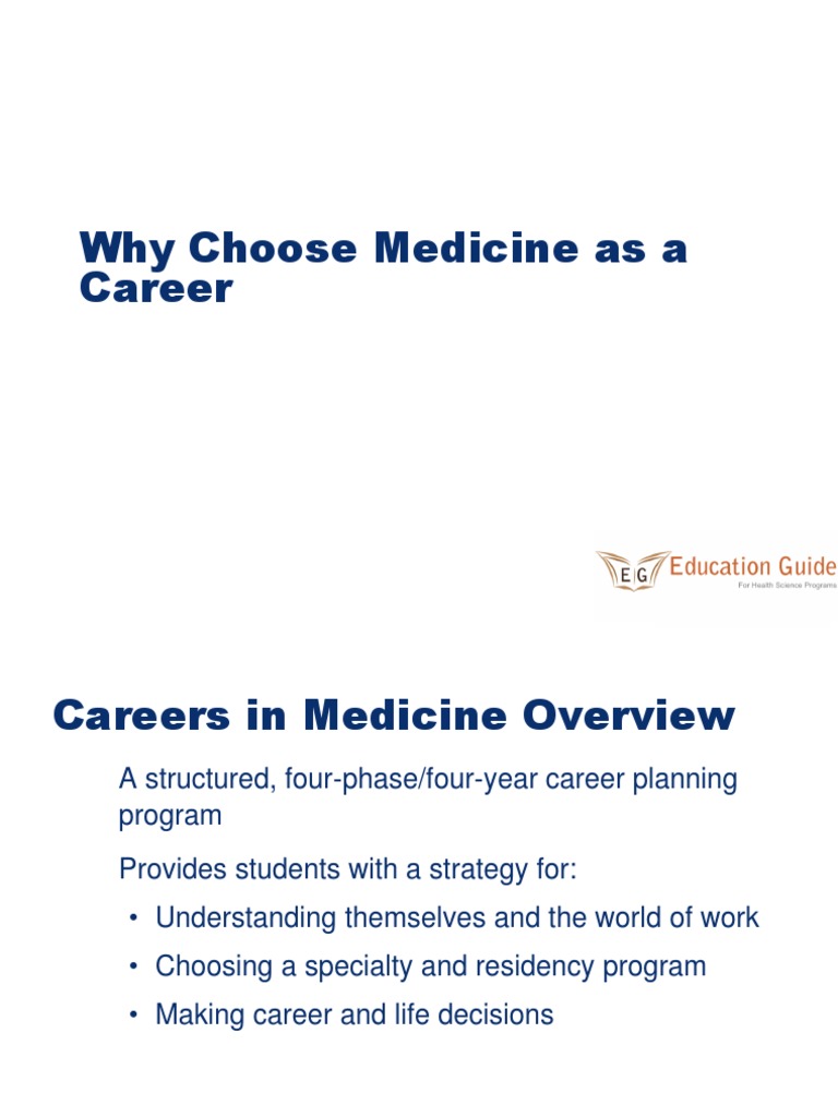 Why Choose Medicine As A Career Pdf Residency Medicine