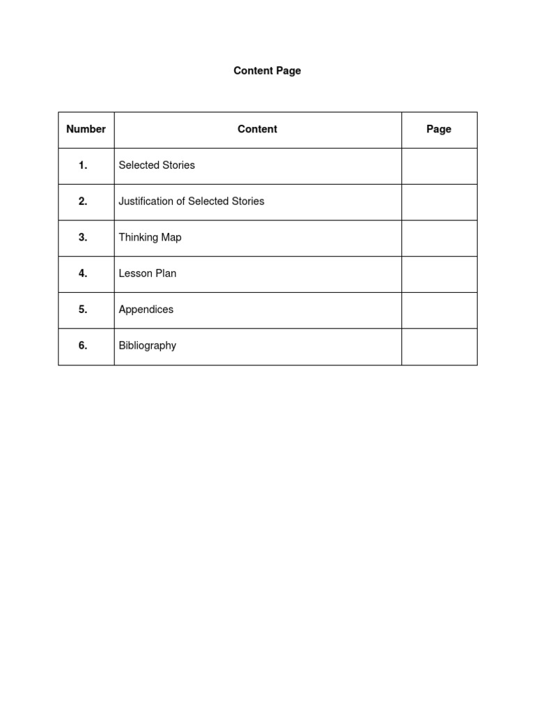 Content Page Sample | PDF