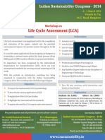 Workshop On Life Cycle Assessment (LCA)