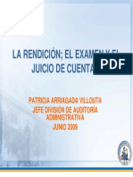 La Rendición El Examen y El Juicio de Cuentas