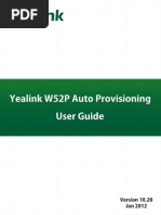 Download Yealink W52P Auto Provisioning User Guide by dragelec SN209354353 doc pdf