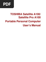 Download Manual Toshiba Laptop Satellite A100 Satellite Pro A100 by minkx  SN2093545 doc pdf