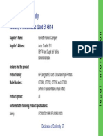 Declaration of Conformity: According To ISO/IEC Guide 22 and EN 45014