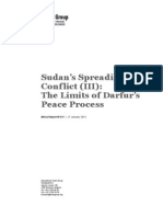 Sudan's Spreading Conflict (III) : The Limits of Darfur's Peace Process