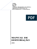 ABM - Manual de Editoração Musical 2005