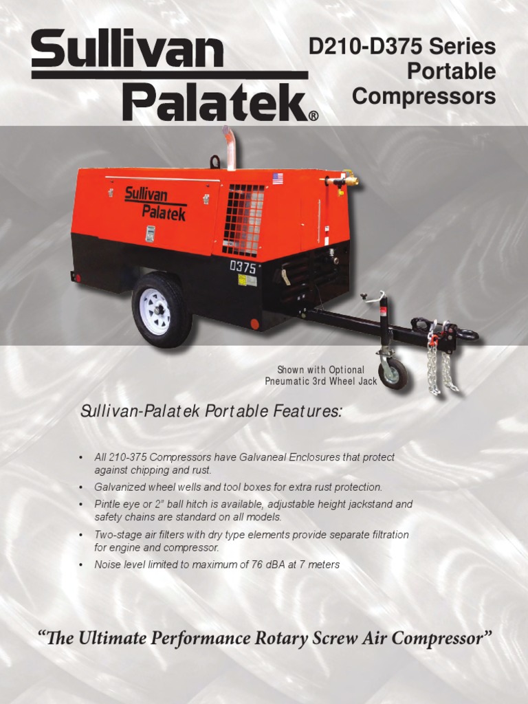 Sullivan Brochure | PDF | Gas Compressor | Sheet Metal
