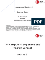 Computer Architecture I Lecture Notes: Dr. Ali Muhtaroğlu Fall 2009 METU Northern Cyprus Campus