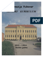 Skolski Kurikulum Gimnazije Vukovar Za Sk. God. 2013-14