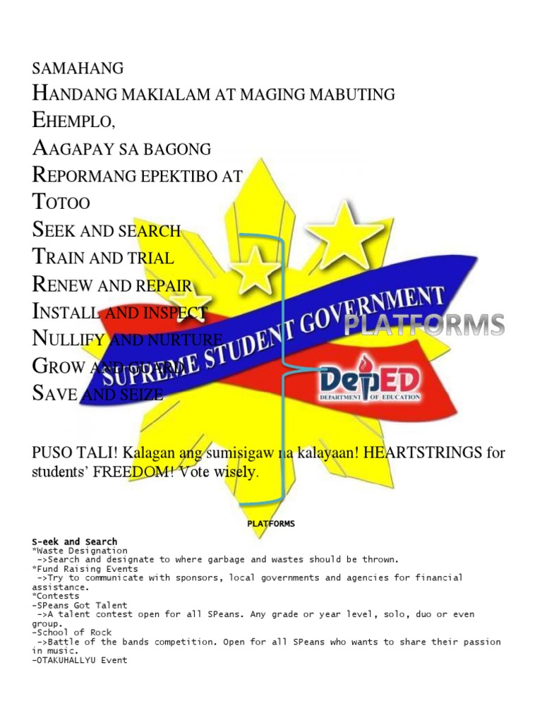 SSG Platforms Schools Waste