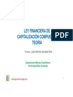 Ley Financiera de Capitalización Compuesta