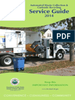 City of Cleveland Residential Waste and Recycling Collection Service Guide - 2014