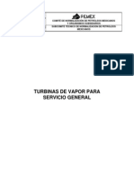 NRF-213-PEMEX-2011 Turbinas de Vapor Servicio General