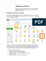 Plantilla de Factura en Excel