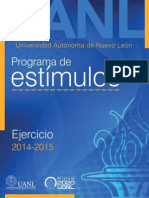 Programa de Estímulos 2014 - 2015
