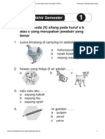 (WWW - Banksoal.web - Id) Soal SD Kelas 1 - Bahasa Indonesia - Try Out Ujian Akhir Semester (UAS) I Oleh Muhamad Jaruki