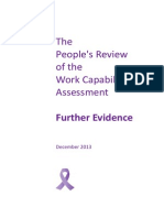 The People's Review of The Work Capability Assessment - Further Evidence